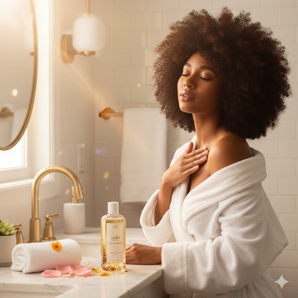 Lush Body Oil with Rose & Calendula