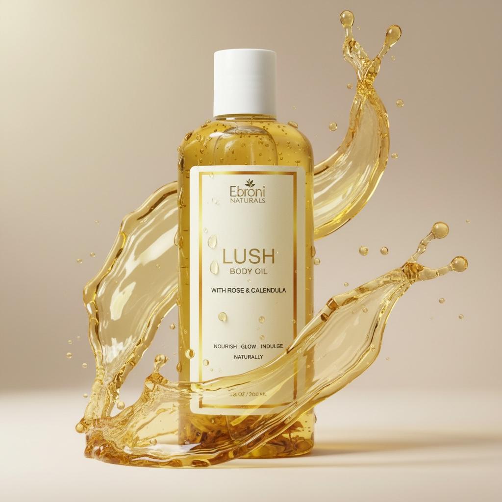 Lush Body Oil with Rose & Calendula