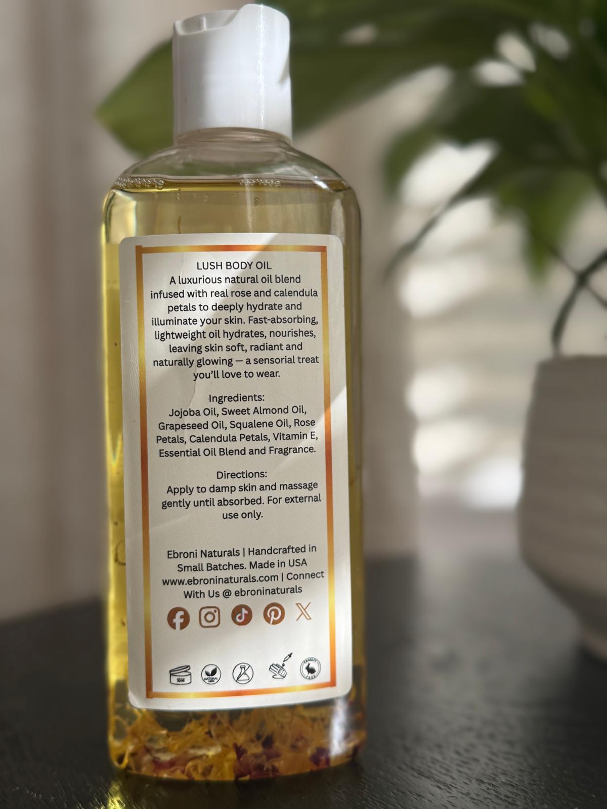Lush Body Oil with Rose & Calendula