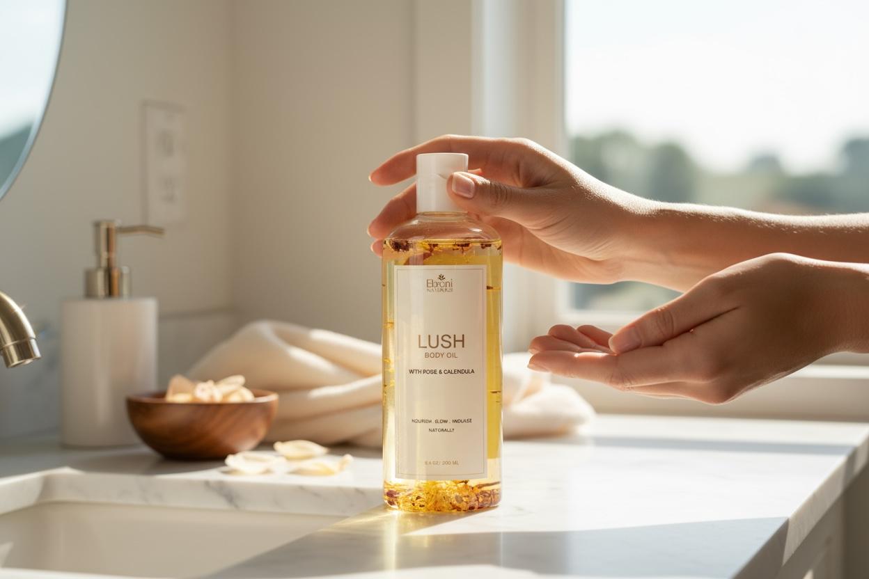 Lush Body Oil with Rose & Calendula