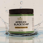 African Black Soap + Herbs & Essential Oils