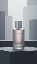 Eau de parfum glass bottle